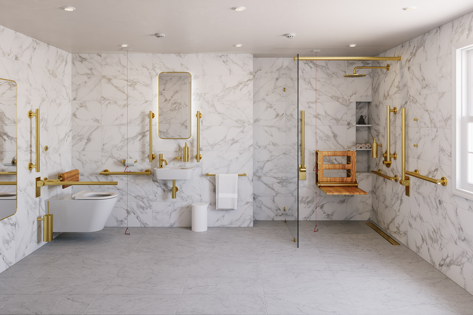 Rendered Cavendish Accessible Washroom