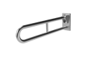 Friction hinged rail, stainless steel, concealed fixing, 800mm, Satin