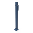 Floor mounting post and adaption kit for ddgr-b and ddgr-bp, steel, 1000mm, Dark blue (RAL 5011)