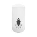Bulk fill soap dispenser, plastic, with clear level indicator, white