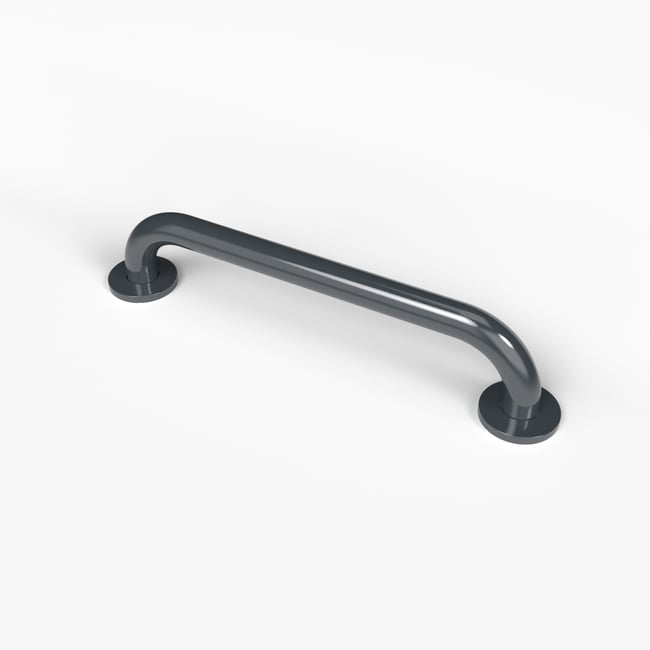 Grab rail, stainless steel, concealed fixings, 35mm diameter, 305mm