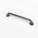 Grab rail, stainless steel, concealed fixings, 35mm diameter, 305mm, Dark grey (RAL 7016)