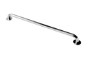 Grab rail, stainless steel, concealed fixings, 32mm diameter, Polished stainless steel