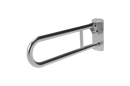 Hinged lift and lock support rail, stainless steel, Satin
