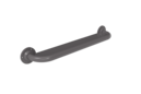 Anti-ligature grab rail, stainless steel, exposed fixings, 32mm diameter, 600mm, Grey (RAL 7005)