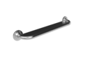 Anti-ligature grab rail, stainless steel, exposed fixings, 32mm diameter, 600mm, Satin