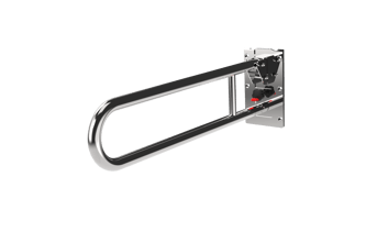 Removable hinged rail, stainless steel, 32mm diameter, 800mm