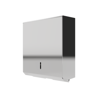 Paper towel dispenser, stainless steel