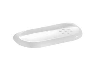 Premium anti-bacterial duroplast colostomy bag shelf, 300mm x 120mm