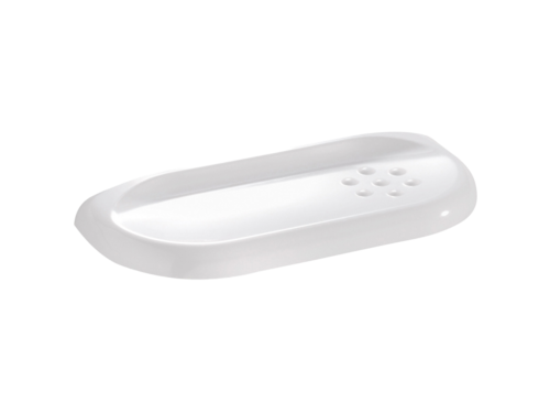 Premium anti-bacterial duroplast colostomy bag shelf, 300mm x 120mm
