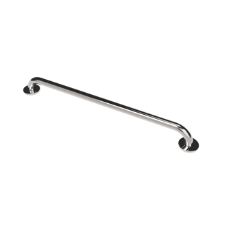 Grab rail, stainless steel, concealed fixings, 25mm diameter