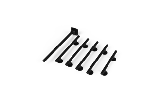 Rail only Doc M toilet pack, stainless steel, luxury rails