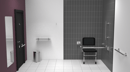 Doc M changing room pack, stainless steel, luxury rails, Polished stainless steel