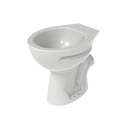 Low level box rim Doc M pan, white