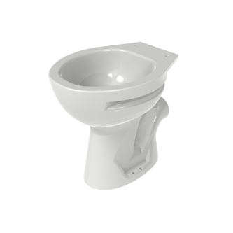 Low level box rim Doc M pan, white