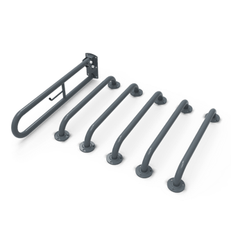Doc M rail pack, steel, exposed fixings