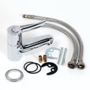 Sequential basin mixer tap, polished chrome