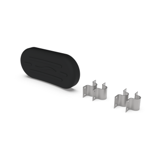 Standard replacement back rest pad, 32mm or 35mm clips