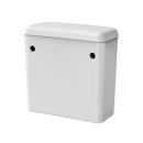 Minimal low level cistern, white