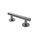 Luxury grab rail, straight, stainless steel, concealed fixings, Satin