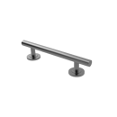 Luxury grab rail, straight, stainless steel, concealed fixings, Satin