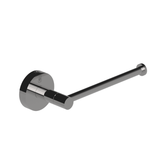 Contemporary fixed toilet roll holder, stainless steel