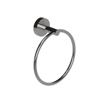 Contemporary towel ring, stainless steel