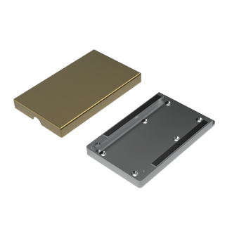 Fitzroy of London, removable hinged rail blanking plate kit