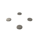 Fitzroy of London, removable Doc M shower seat blanking plate kit, PVD Satin Nickel