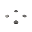 Fitzroy of London, removable Doc M shower seat blanking plate kit, PVD Satin Graphite