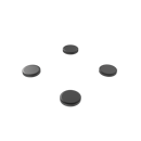 Fitzroy of London, removable Doc M shower seat blanking plate kit, PVD Satin Anthracite