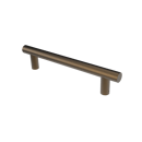 The Gosfield, stainless steel flangeless fixing grab rail, Antique Brass Plated