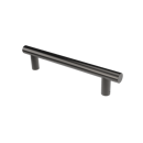 The Gosfield, stainless steel flangeless fixing grab rail, PVD Polished Graphite