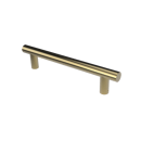 The Gosfield, stainless steel flangeless fixing grab rail, PVD Polished Brass