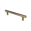 The Gosfield, stainless steel flangeless fixing grab rail, PVD Polished Warm Brass