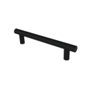 The Gosfield, stainless steel flangeless fixing grab rail, Matt Black (RAL 9005)