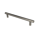 The Gosfield, stainless steel flangeless fixing grab rail, Polished Nickel Plated