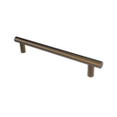 The Gosfield, stainless steel flangeless fixing grab rail, Antique Brass Plated