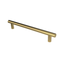 The Gosfield, stainless steel flangeless fixing grab rail, PVD Satin Gold