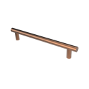 The Gosfield, stainless steel flangeless fixing grab rail, PVD Satin Warm Gold