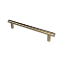 The Gosfield, stainless steel flangeless fixing grab rail, PVD Polished Warm Brass