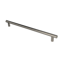 The Gosfield, stainless steel flangeless fixing grab rail, Polished Nickel Plated