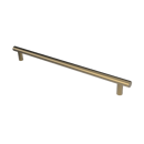 The Gosfield, stainless steel flangeless fixing grab rail, PVD Satin Warm Brass