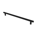 The Gosfield, stainless steel flangeless fixing grab rail, Matt Black (RAL 9005)