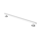 The Gosfield, stainless steel concealed fixing removable grab rail, Matt White (RAL 9016)