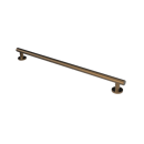 The Gosfield, stainless steel concealed fixing removable grab rail, Antique Brass Plated