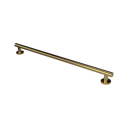 The Gosfield, stainless steel concealed fixing removable grab rail, PVD Polished Gold