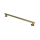 The Gosfield, stainless steel concealed fixing removable grab rail, PVD Satin Gold