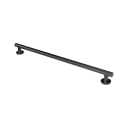 The Gosfield, stainless steel concealed fixing removable grab rail, PVD Polished Graphite