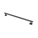 The Gosfield, stainless steel concealed fixing removable grab rail, PVD Satin Graphite